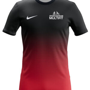 Nike shirt zwart/rood incl. logo
